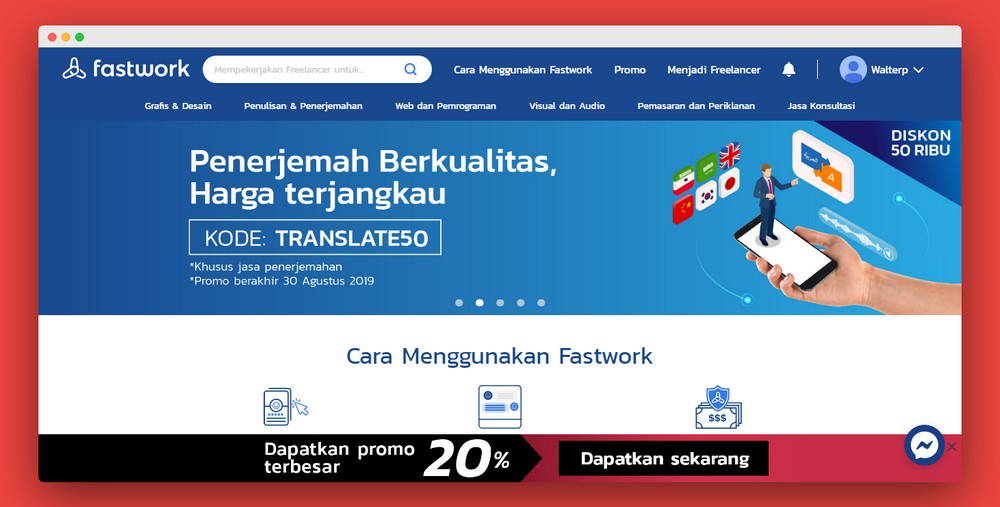 situs freelance indonesia - fastwork