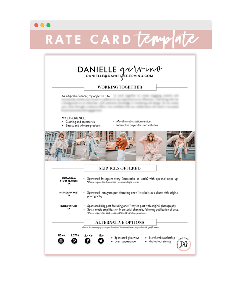 contoh rate card 6
