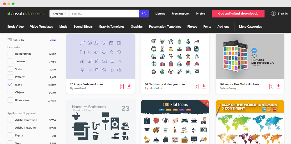 situs download icon envato elements