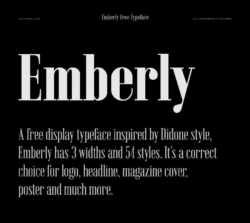 Emberly font