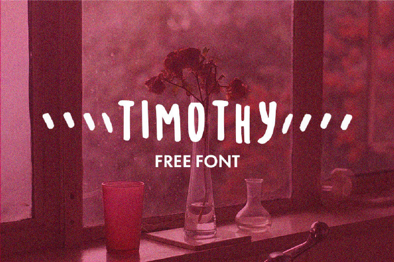 download font keren Timothy